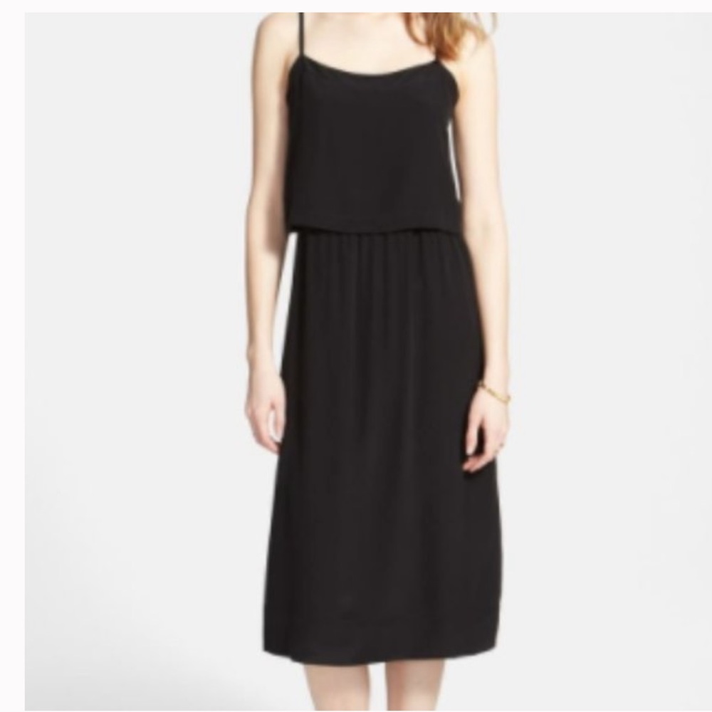 Madewell Silk Overlay Cami Dress Burnt Copper 2
